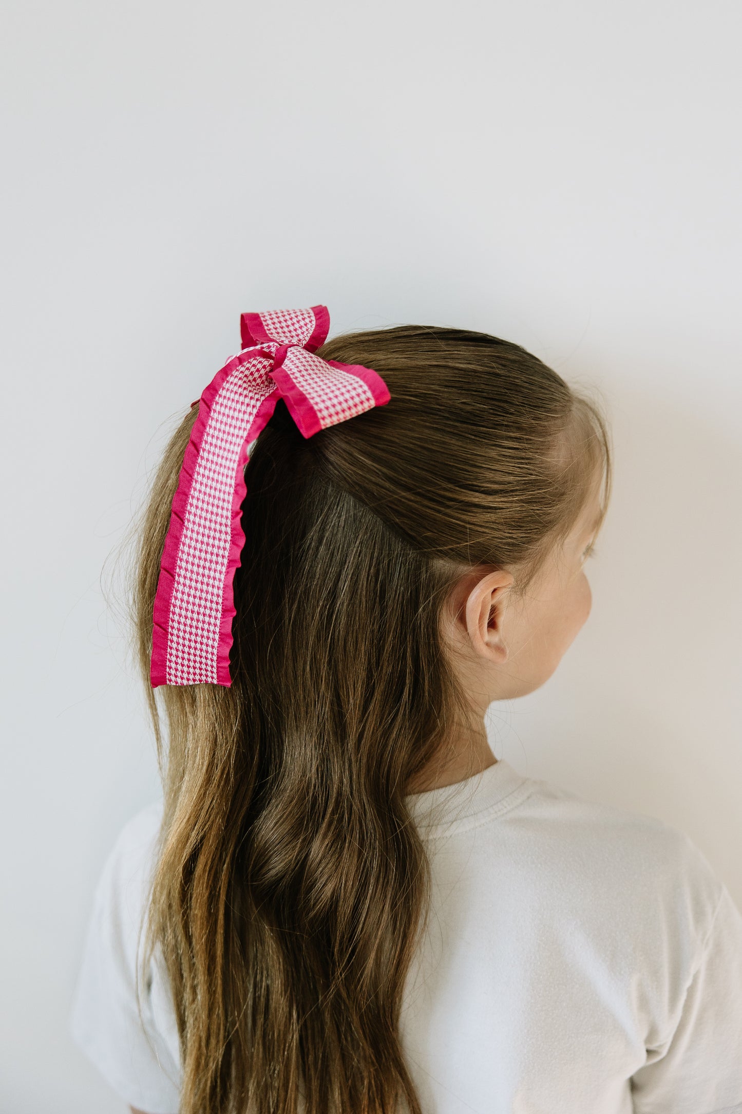 Long Houndstooth Bow