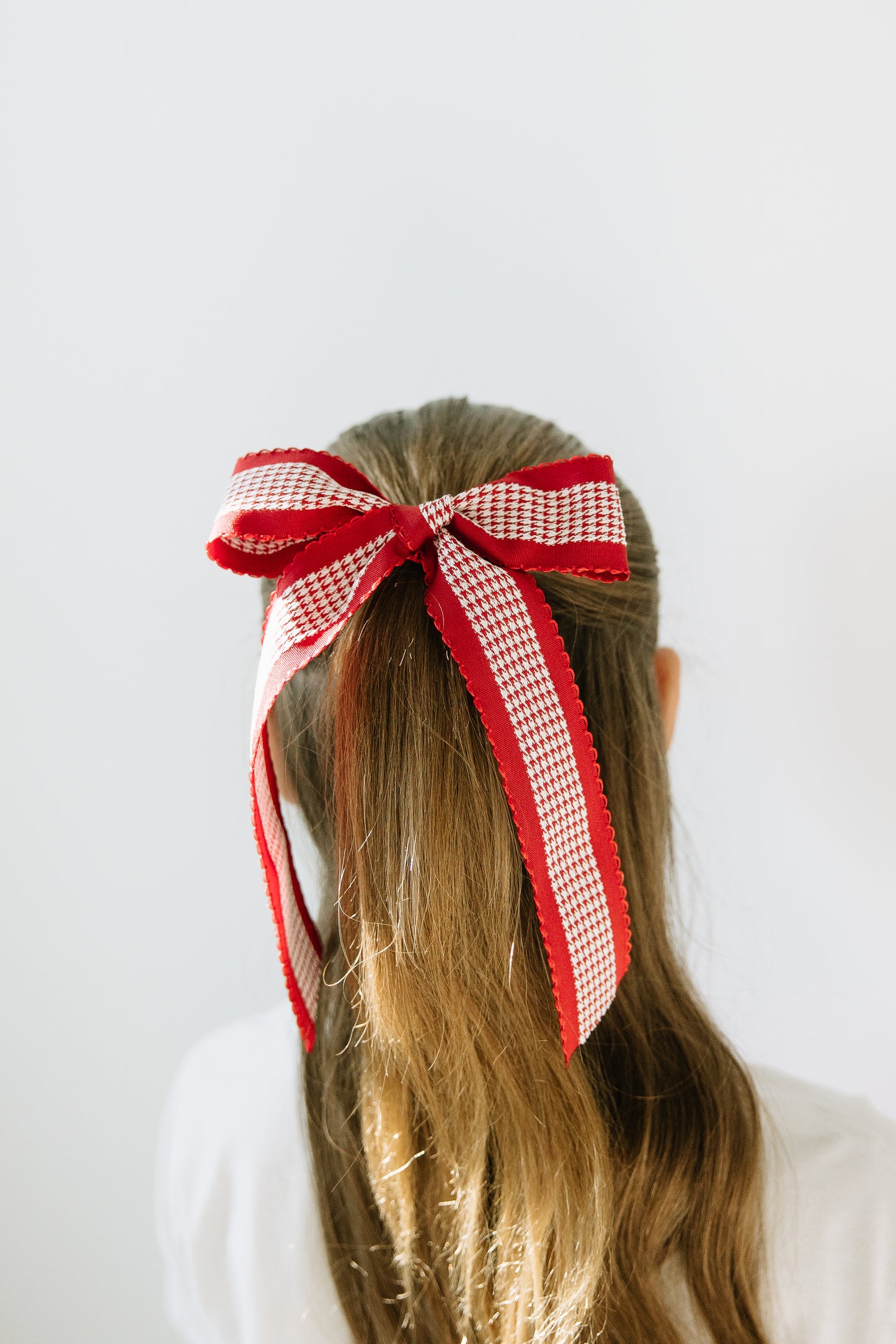 Long Houndstooth Bow