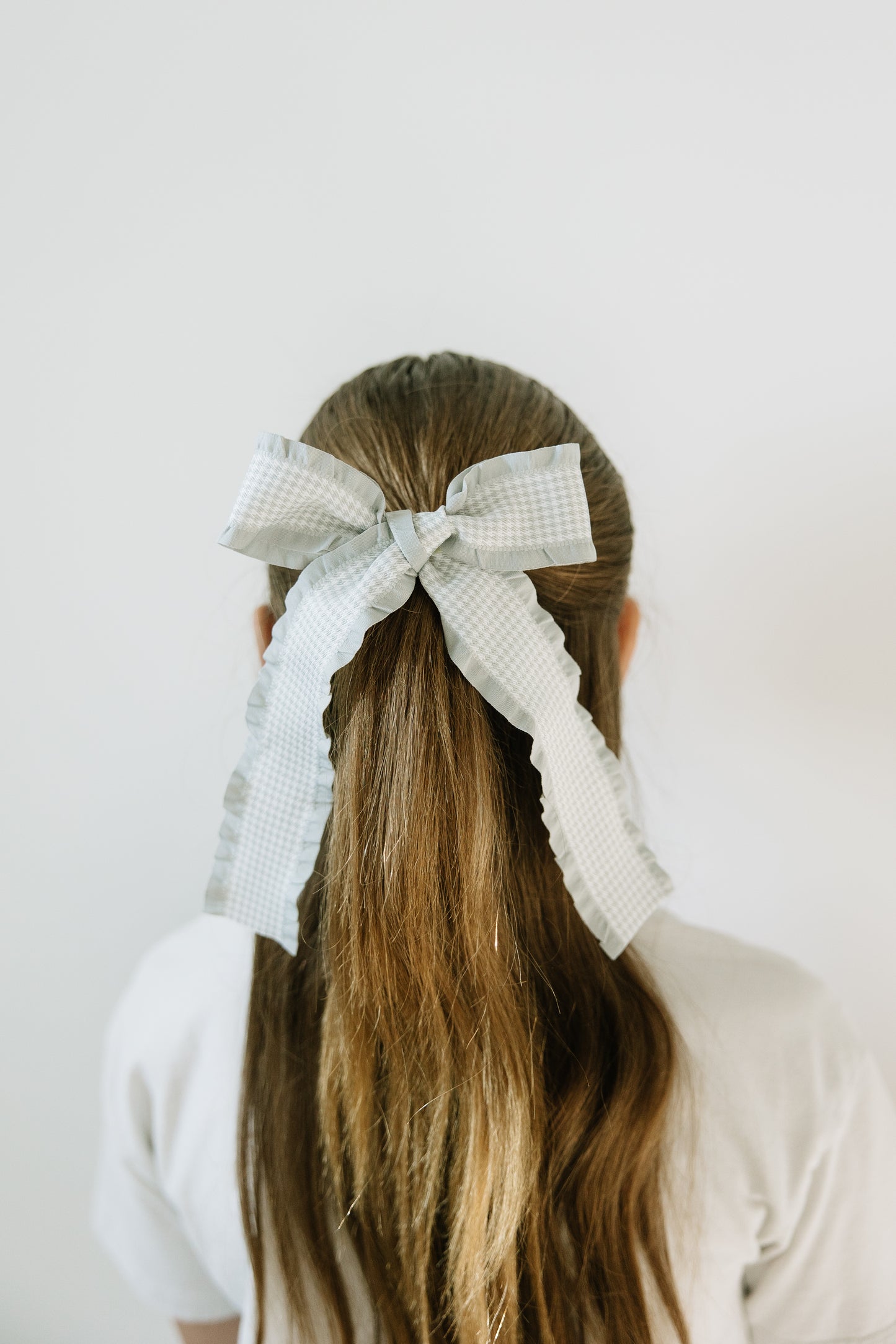 Long Houndstooth Bow