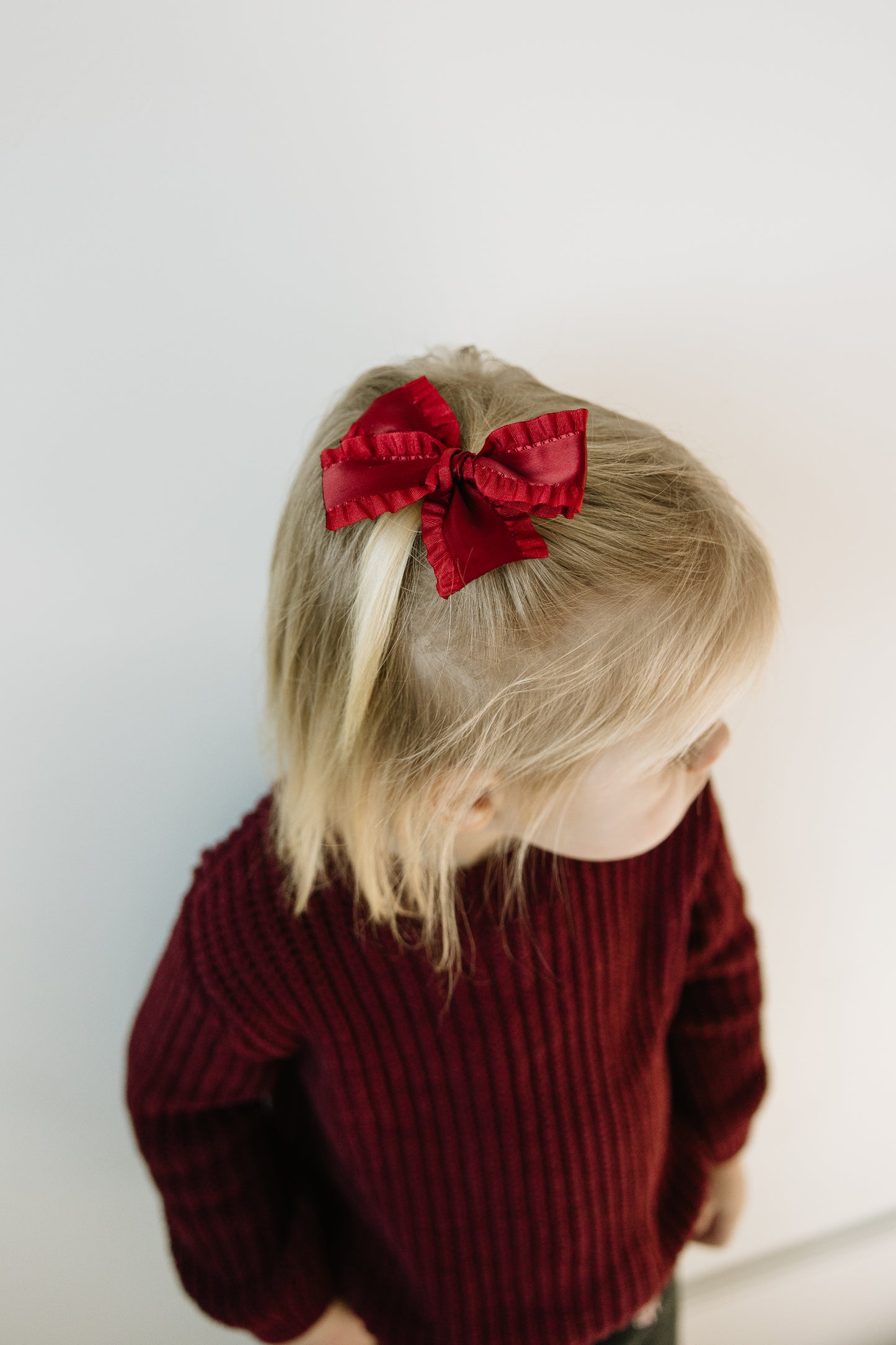 Red and pink ruffle set
