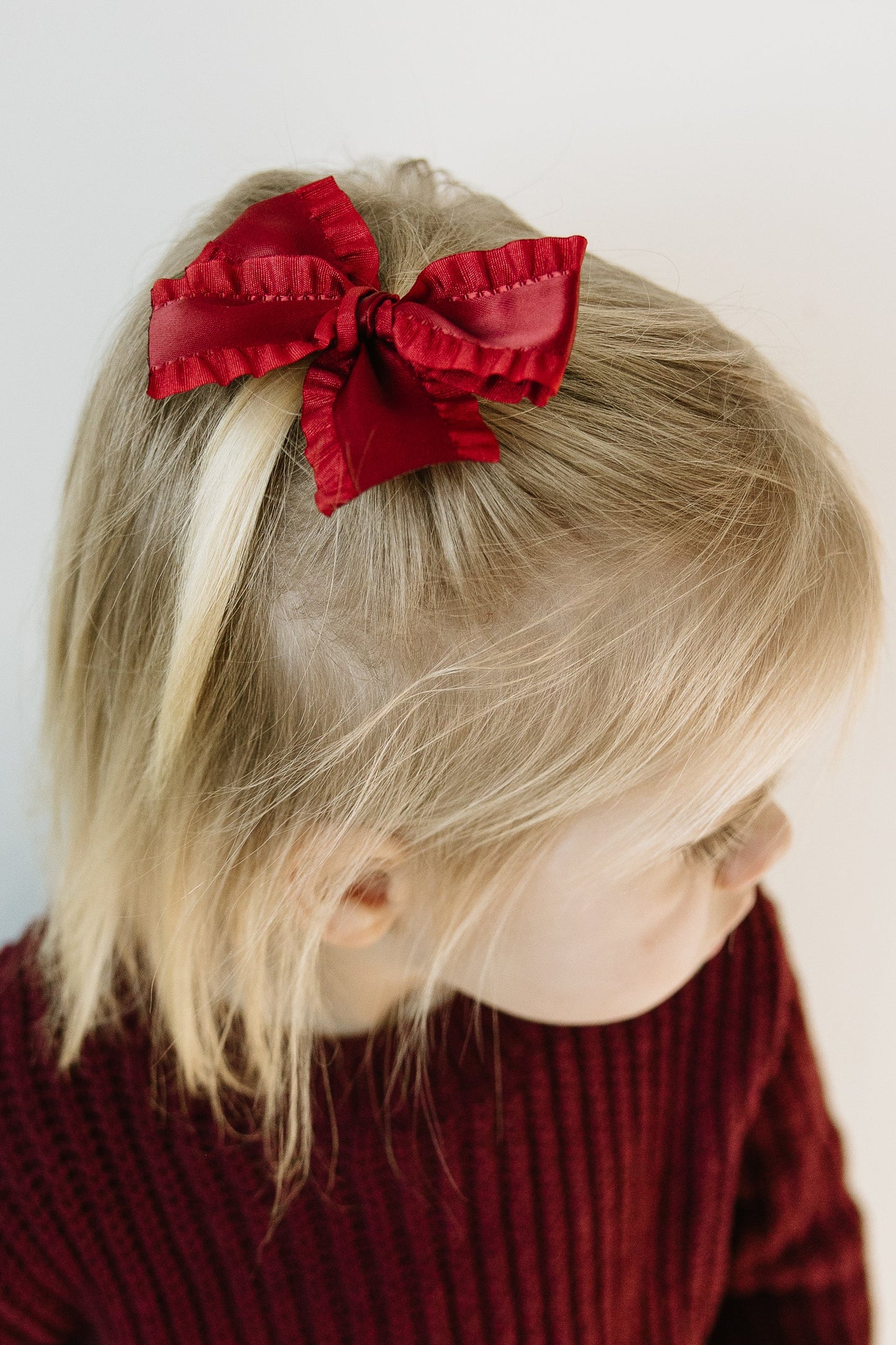 Red and pink ruffle set