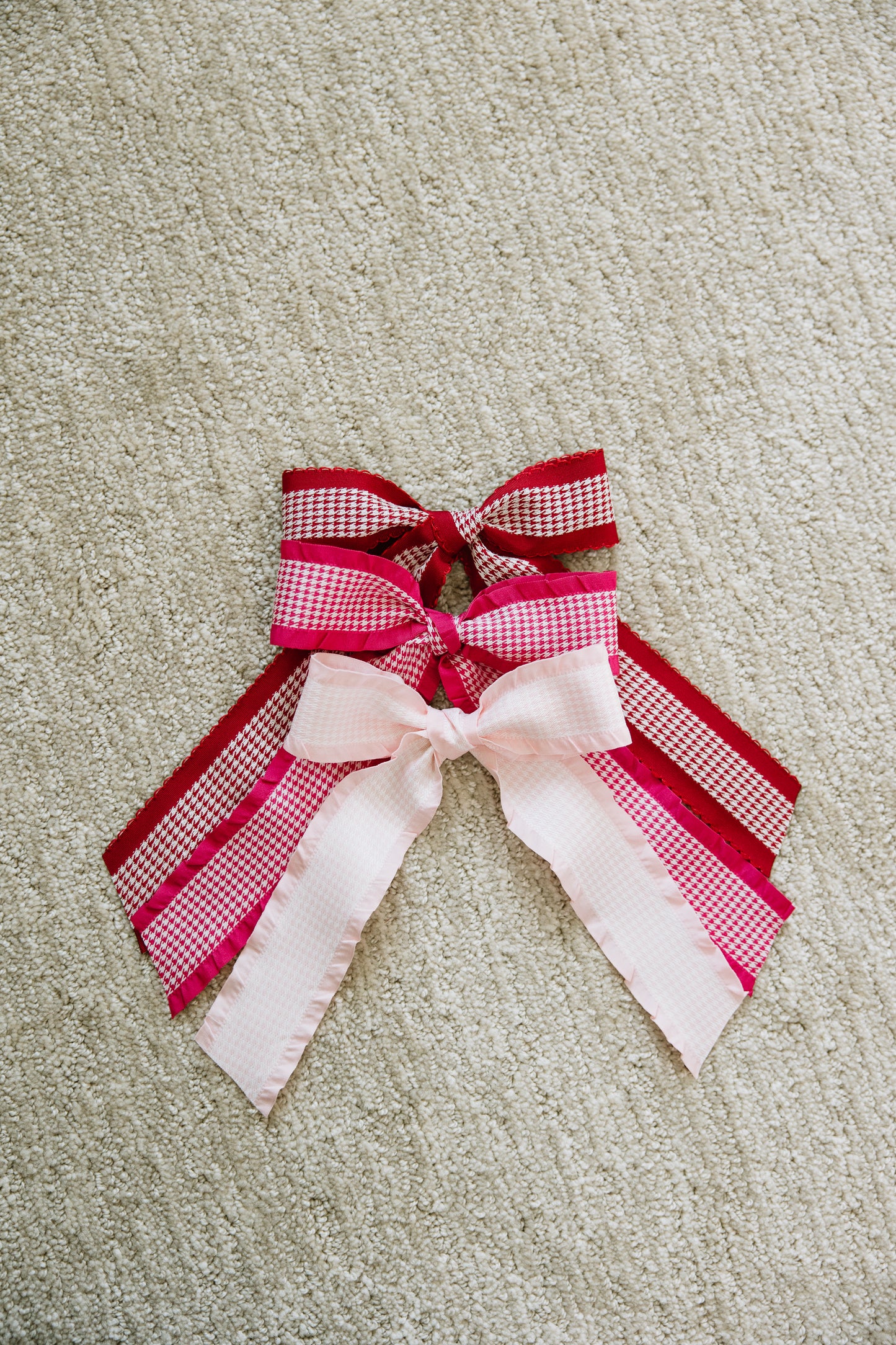 Long Houndstooth Bow