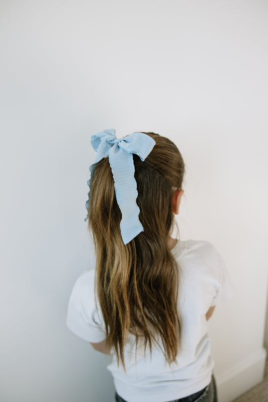 Classic Smooth Frill Long Bow