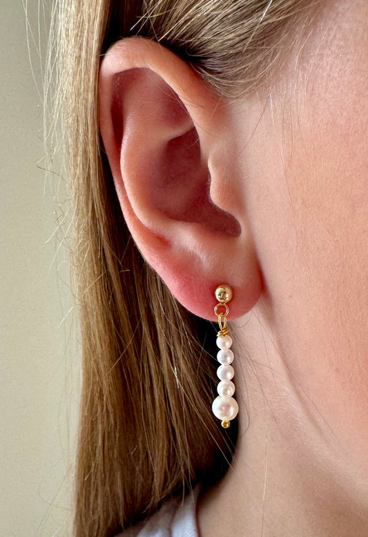 Pearl Multi - Drop Earrings
