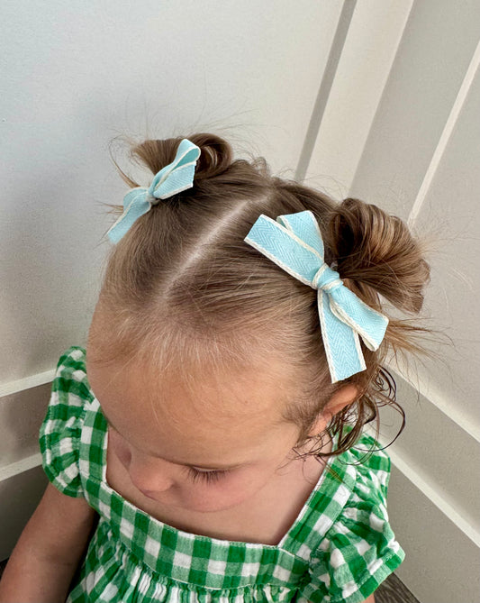 Light Blue Mini Pigtails