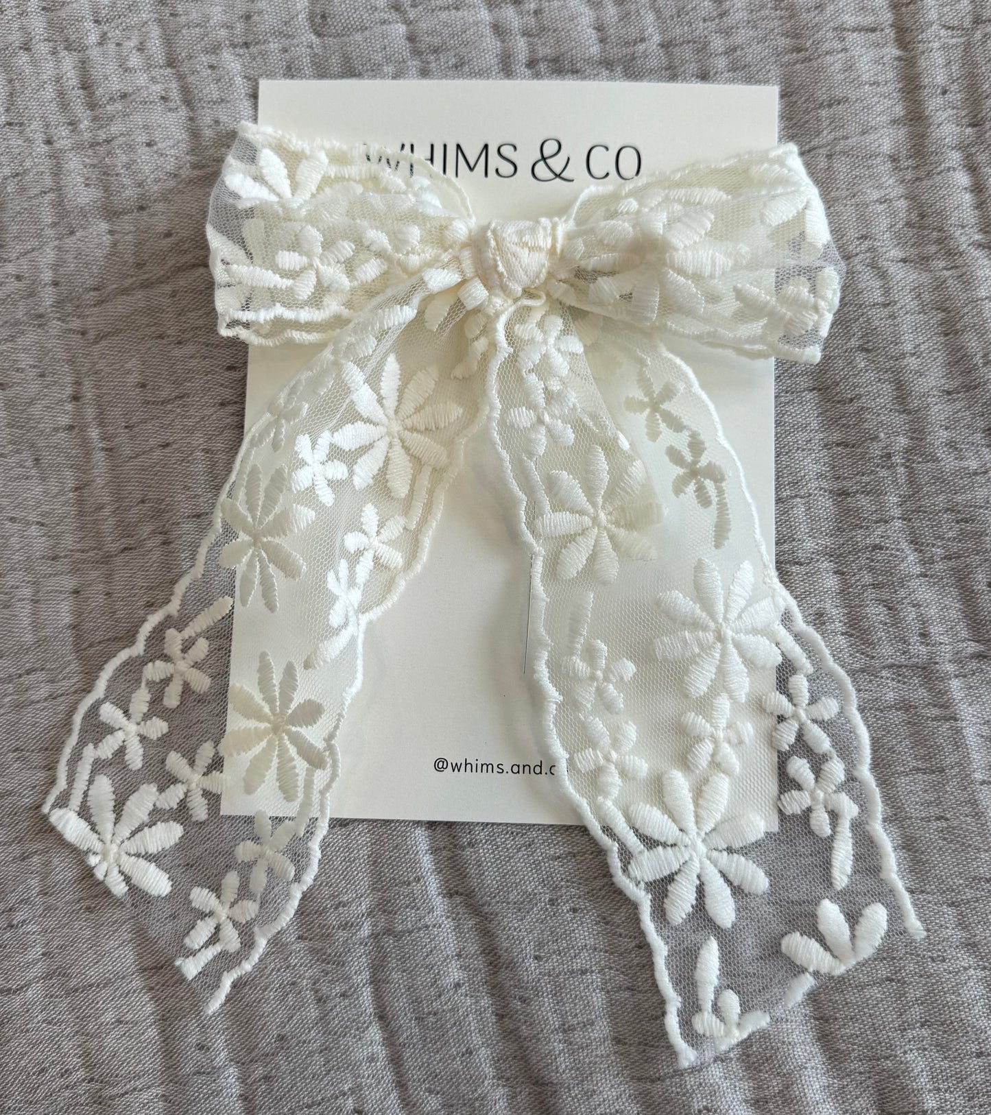 Petals & Threads Long Bow