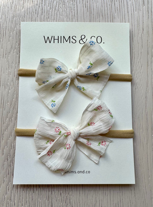 Meadow Bloom Nylon Headbands