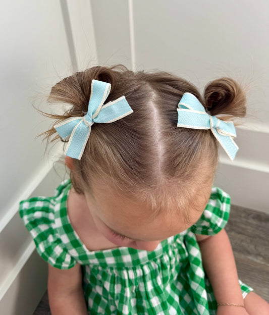 Light Blue Mini Pigtails