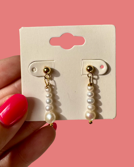 Pearl Multi - Drop Earrings